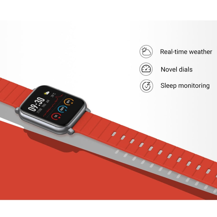 SMA-F1 1.3 inch TFT Full Touch Screen IP68 Waterproof Smart Sports Watch, Support Dynamic Heart Rate & Blood Pressure & Sleep Detection / Bluetooth / Alarm Clock / Photo Control(Silver Grey) by bashfashion