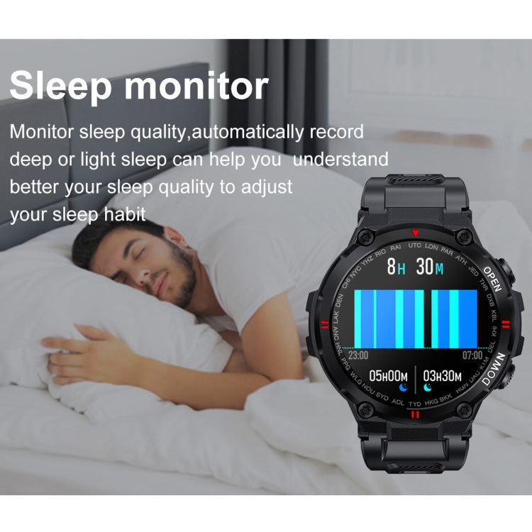 K22 1.28 inch IPS Screen Smart Watch, Support Menstrual Cycle Reminder / Bluetooth Call / Sleep Monitoring(Grey) by bashfashion