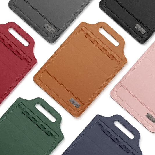 12 inch Multifunctional Mouse Pad Stand Handheld Laptop Bag(Green) by bashfashion