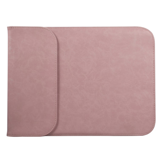 15.4 inch PU + Nylon Laptop Bag Case Sleeve Notebook Carry Bag, For MacBook, Samsung, Xiaomi, Lenovo, Sony, DELL, ASUS, HP (Pink) by bashfashion