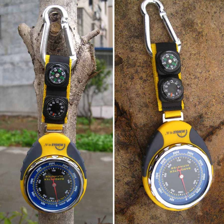 MINGLE BKT381 Multi-function Altimeter with Compass & Barometer & Thermometer by bashfashion