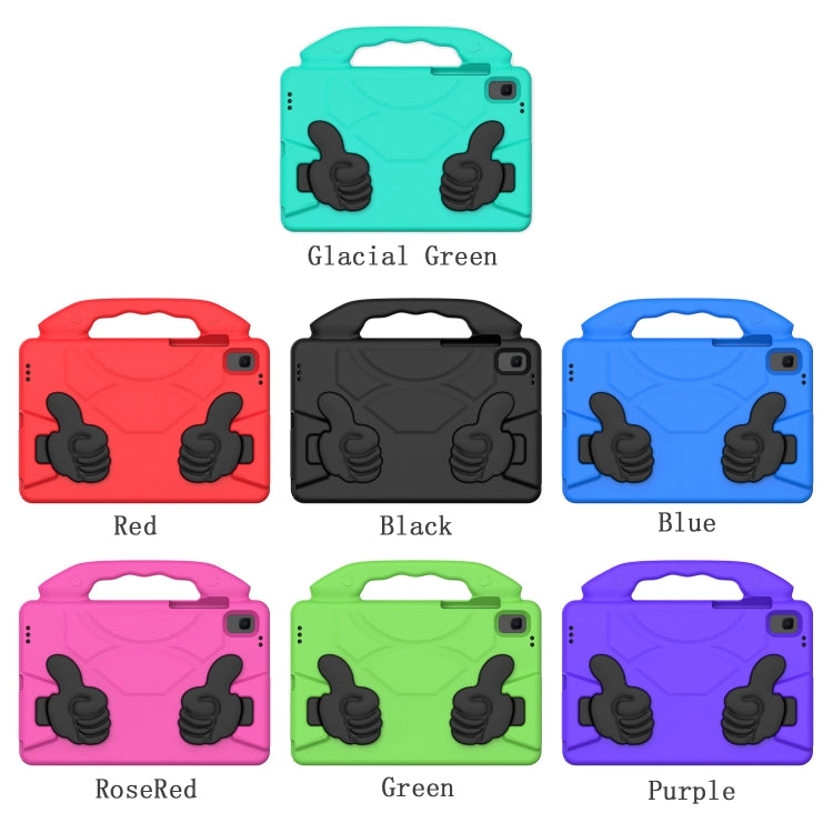 For Samsung Galaxy Tab A8 10.5 2021 X200 / X205 Thumb Bracket EVA Shockproof Tablet Case(Red) by bashfashion