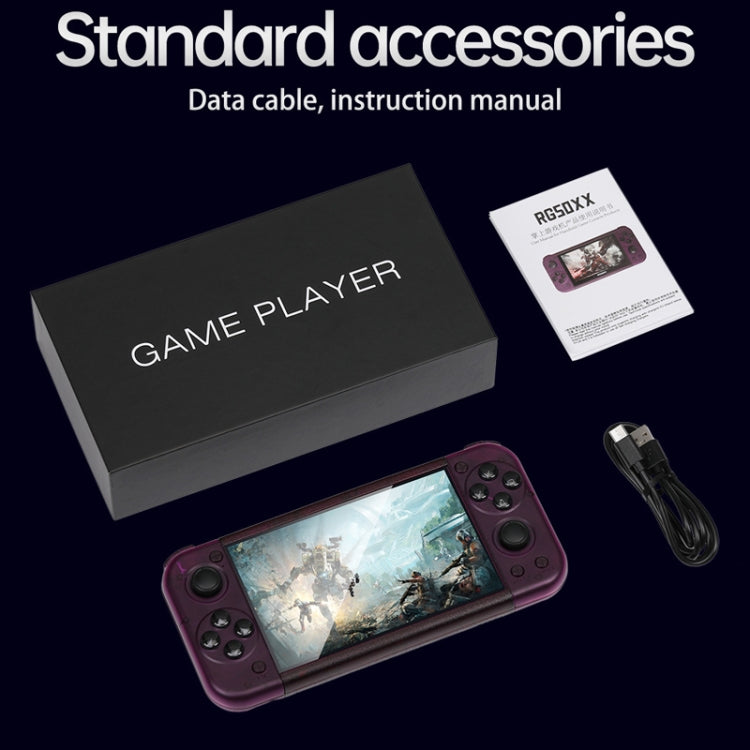 RG50XX 5-Inch Retro Handheld Game Console Linux System Built In 15000+ Games(Green) by bashfashion