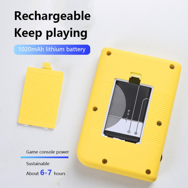 MK500 Macaron Mini Retro Classic Handheld Game Console for Kids Built-in 500 Games, Support AV Output(Blue) by bashfashion