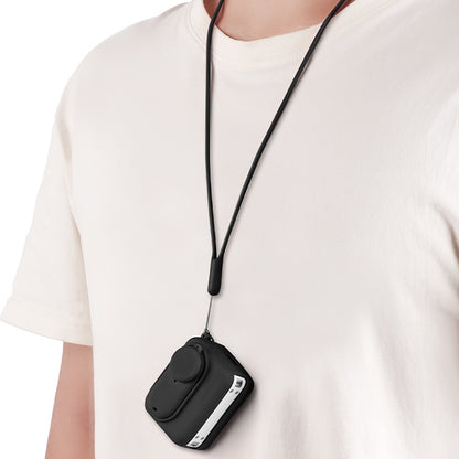 For Insta360 GO 3 Camera Body Charging Case Silicone Case with Lens Cap & Strap (Orange) by bashfashion