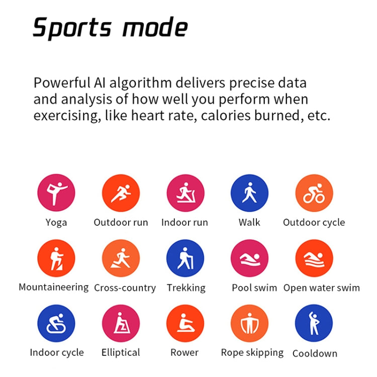 MX7 1.69 inch IPS Touch Screen IP68 Waterproof Smart Watch, Support Sleep Monitoring / Heart Rate Monitoring / Bluetooth Call / Body Temperature Monitoring(Blue) by bashfashion