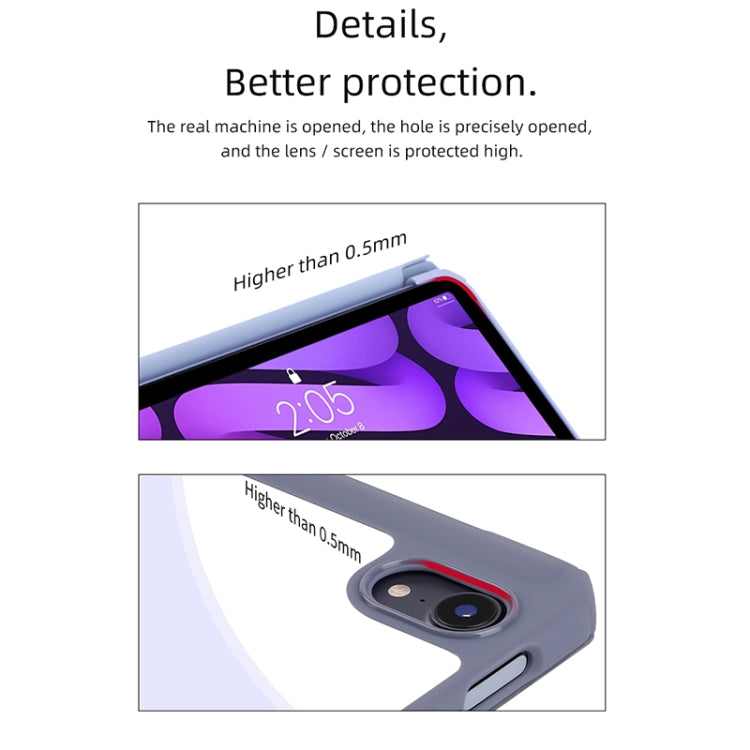 For iPad mini 6 / mini 2024 Mutural Pinyue Series Horizontal Flip Tablet Case with Holder & Pen Slot & Sleep / Wake-up Function(Dark Green) by Mutural