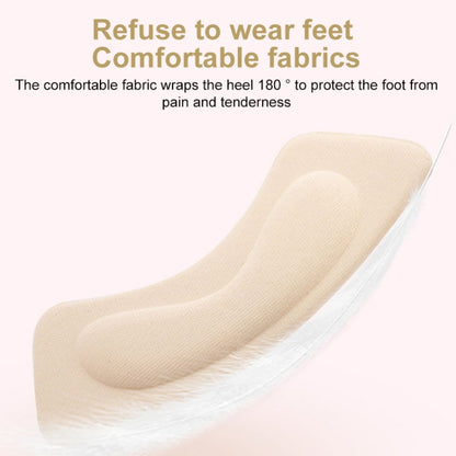 10 Pairs Invisible Anti-wear Butterfly Shape High Heel Stickers Thickened Sponge Heel Stickers, Random Color Delivery, Size:7mm by bashfashion