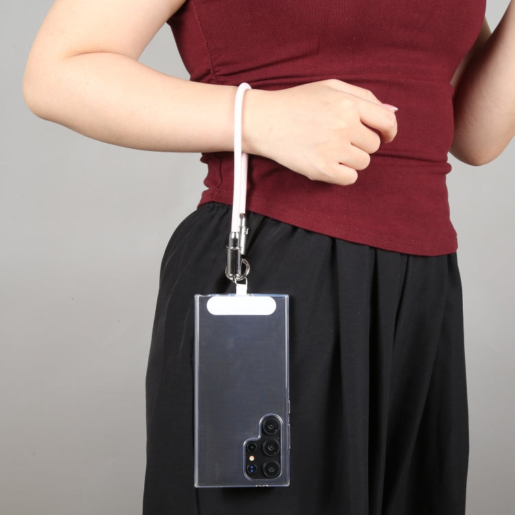 USB-C / Type-C to Type-C Data Cable Phone Anti-lost Short Lanyard, Length: 30cm(Blue Braid) by bashfashion