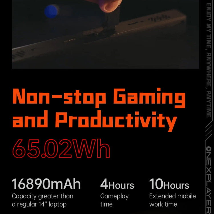 ONE-NETBOOK OneXPlayer X1 mini 8.8 inch Handheld Game Console, 16GB+1TB, Windows 11 AMD Ryzen 7 8840U(Black) by ONE-NETBOOK