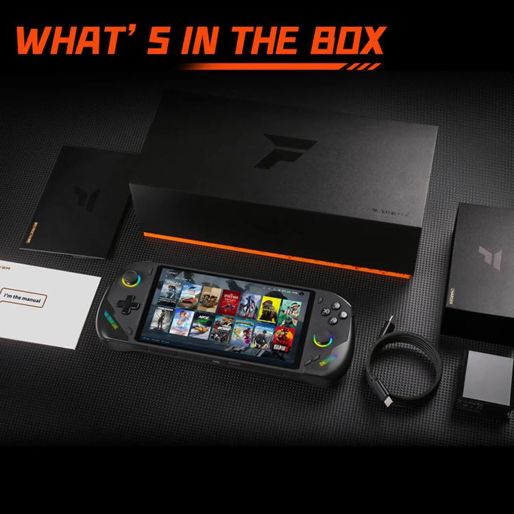 ONE-NETBOOK OneXPlayer F1 Pro 7 inch Handheld Game Console, 32GB+2TB, Windows 11 AMD Ryzen 7 8840U(UK Plug) by ONE-NETBOOK