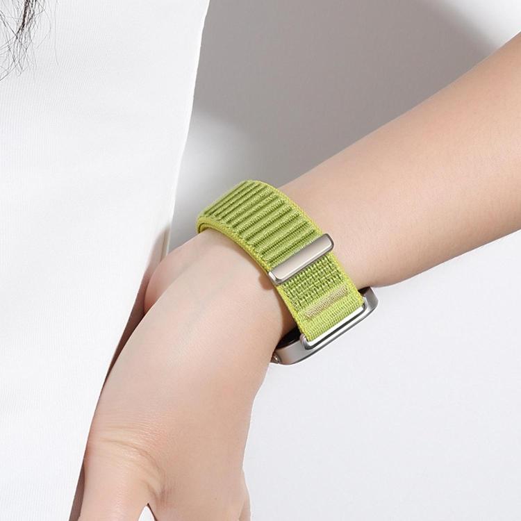 For Xiaomi Smart Band 10 / 9 / 8 xDfind Woven Nylon Hook And Loop Fastener Watch Band(Azure) by xDfind