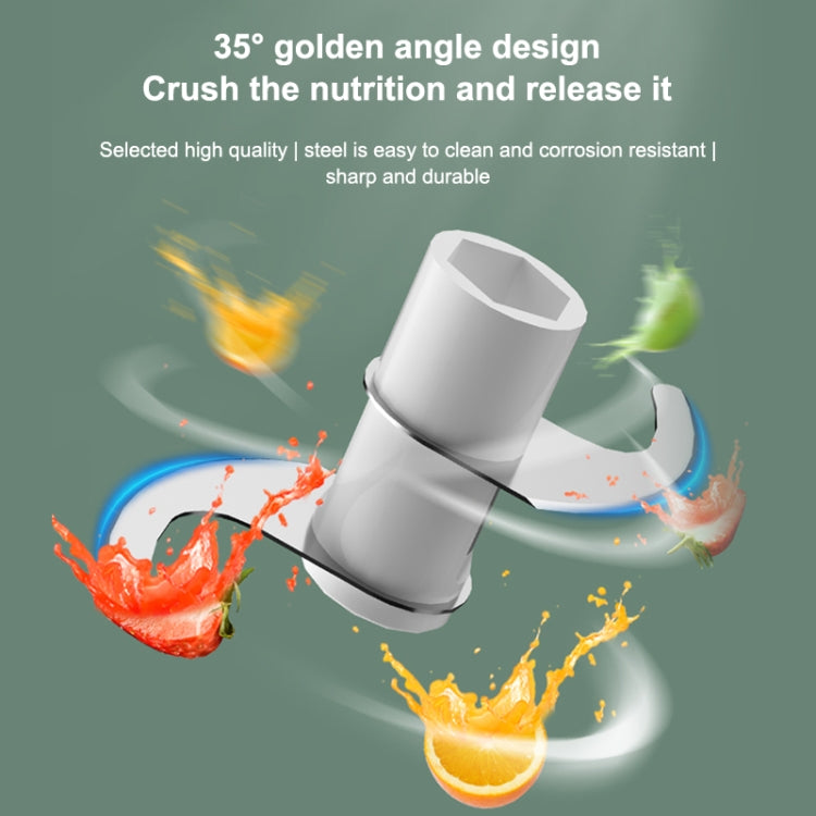 REMAX SL-BM03 Rechew Series Wireless Electric Garlic Stirrer Cordless Portable Food Processor (White) by REMAX