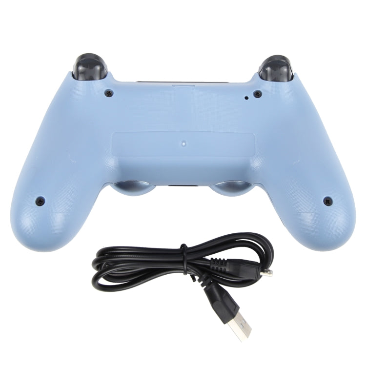 Wireless Bluetooth Snowflake Button Game Controller for Sony PS4 (Titanium Blue) by bashfashion