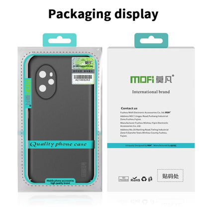 For Honor Magic6 RSR MOFI Fandun Series Frosted PC Ultra-thin All-inclusive Phone Case(Green) by MOFI