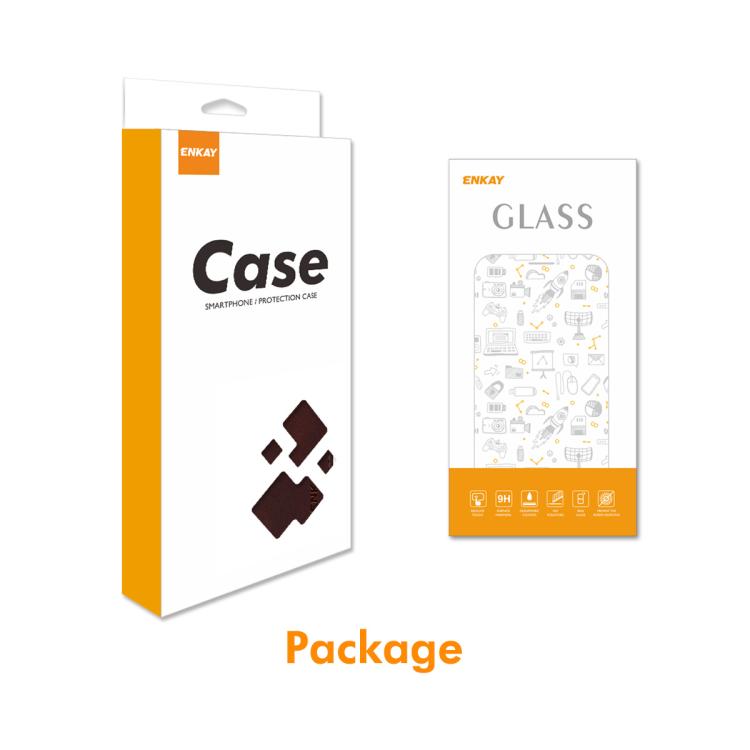 For iPhone 17 Pro Max ENKAY Card Wallet Calf Texture Leather Phone Case with Thickened Glue No White Edge Film(Brown) by ENKAY