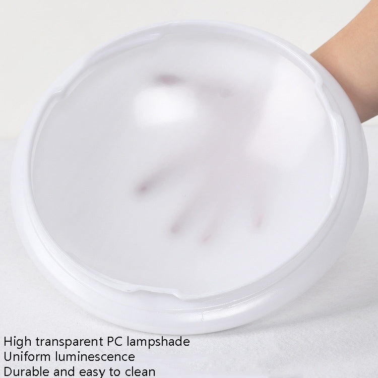 LED Sound Light Control Ceiling Lamp Round Corridor Intelligent Sensor Lamp, Power source: 18W 350mm(Warm White) by bashfashion