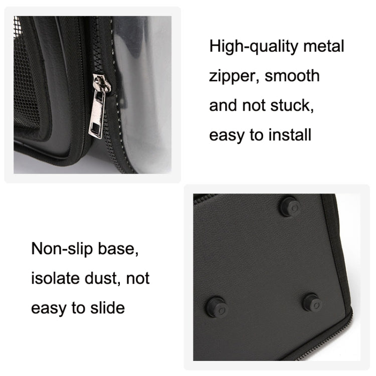 Pet Transparent Space Capsule Outing Package, Size: Large(Blue) by bashfashion