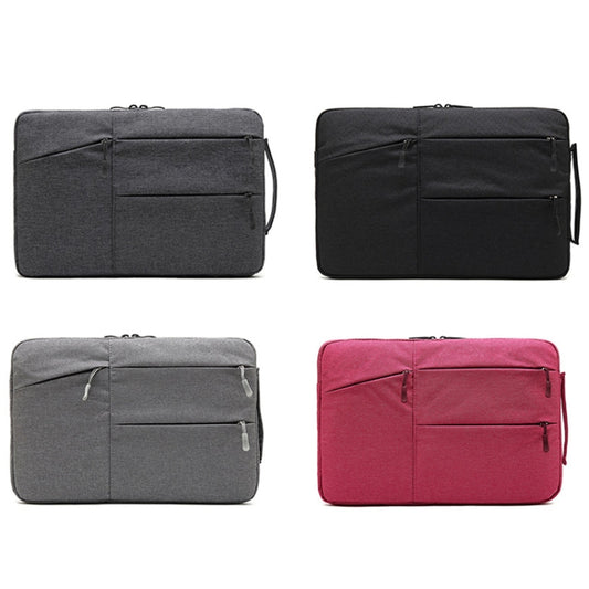 Zipper Type Polyester Business Laptop Liner Bag, Size: 14 Inch(Black) by bashfashion