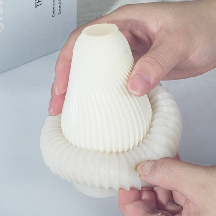 Geometric Scented Candle Silicone Mold, Specification: LZ-399+Tool Set by bashfashion