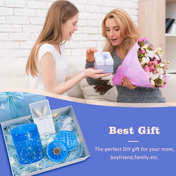 DIY Crystal Epoxy Silicone Mold Combination Set, Shape: Hexagonal Prism Bottle+Grinding Device by bashfashion