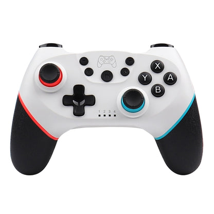 For Nintendo Switch Pro Wireless Bluetooth Handle with Macro Programming & Somatosensory Wake-up(White Red Blue) by bashfashion