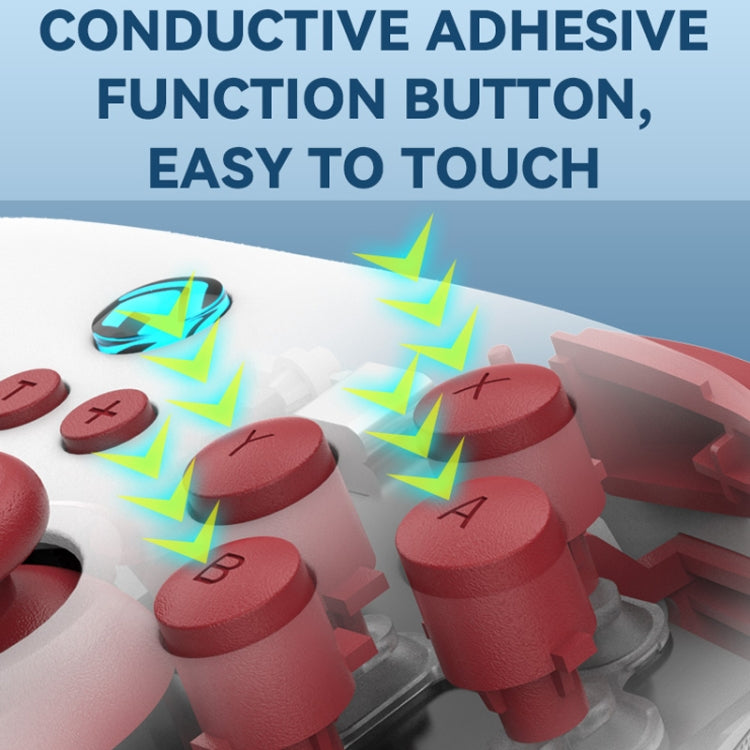 Wireless Bluetooth Gamepad With Wakeup Vibration Body Gamepad For Switch / Android / Apple / PC(Green) by bashfashion