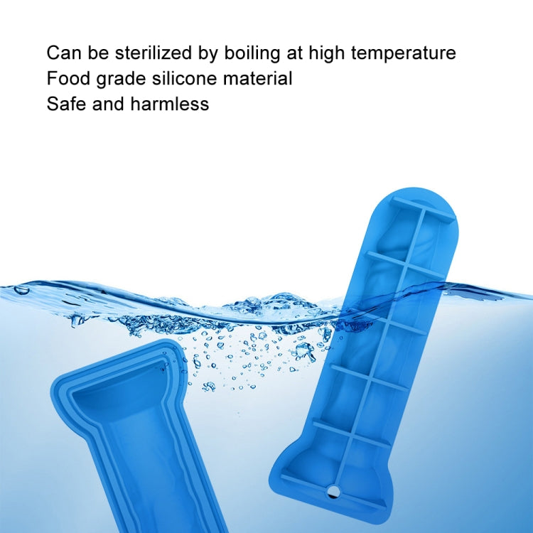 Large Silicone Spoof Ice Lattice Mold With Lid Ice Maker Self-Sealing Ice Molds(Brown) by bashfashion