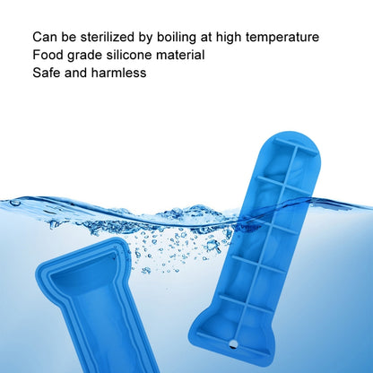 Large Silicone Spoof Ice Lattice Mold With Lid Ice Maker Self-Sealing Ice Molds(Brown) by bashfashion