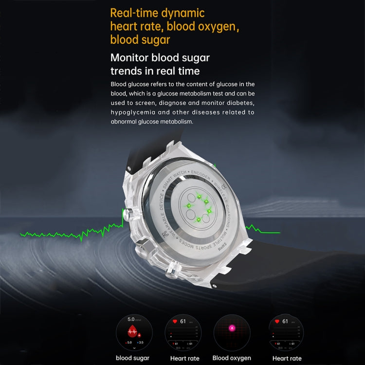 WS-37 1.43-Inch AMOLED IP67 Waterproof Health Monitoring Bluetooth Call Smart Watch(White) by bashfashion