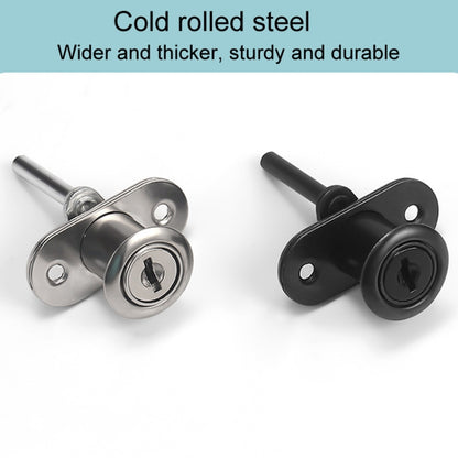 Home Office Desk Drawer Triple Connect File Cabinet Lock, Style: Side Black by bashfashion