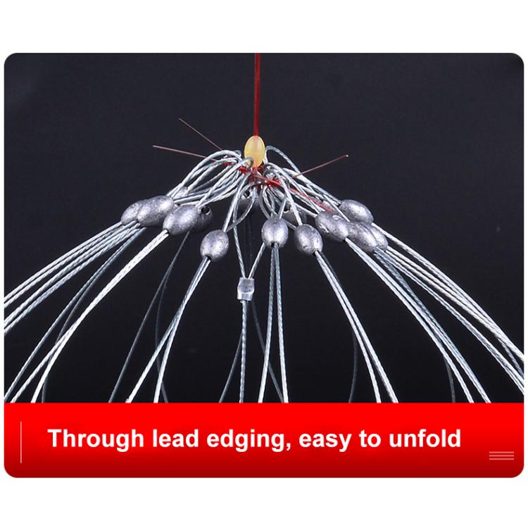 Diameter 72cm/20 Strands Automatically Retractable Crab Cage Wire Crab Opening And Closing Cage by bashfashion