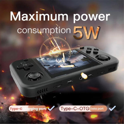 O30S 3.5-inch IPS Screen Open Source Handheld Game Console Linux System, Memory: 64G(White) by bashfashion