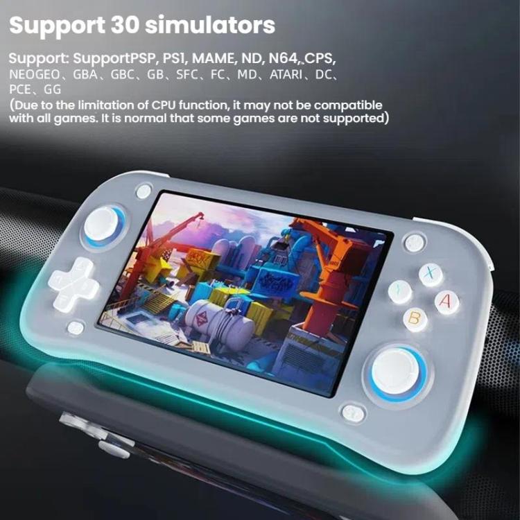 XF43 Retro Handheld Game Console Open Source 4.3 Inch Large Screen Gaming Video Players Console 64G(White) by bashfashion